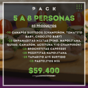 Mini Coctel 5 A 8 personas