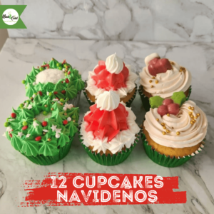 Cupcakes Navideños (12 Un)