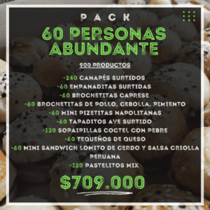 Pack 60 Personas Abundante