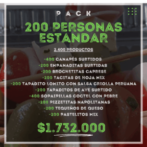 Pack 200 Personas Estandar