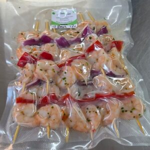 Brochetas de Camaron Congeladas (12 Un)