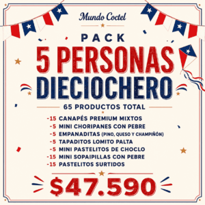 Coctel Dieciochero 5 Personas