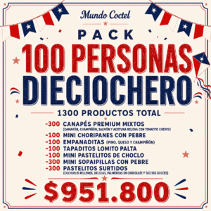 Pack 100 Personas Dieciochero