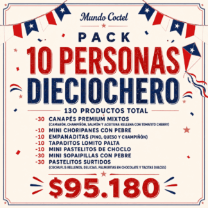 Coctel Dieciochero 10 Personas