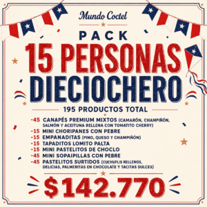 Pack 15 Personas Dieciochero