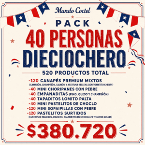 Pack 40 Personas Dieciochero