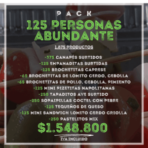 Pack 125 Personas Abundante