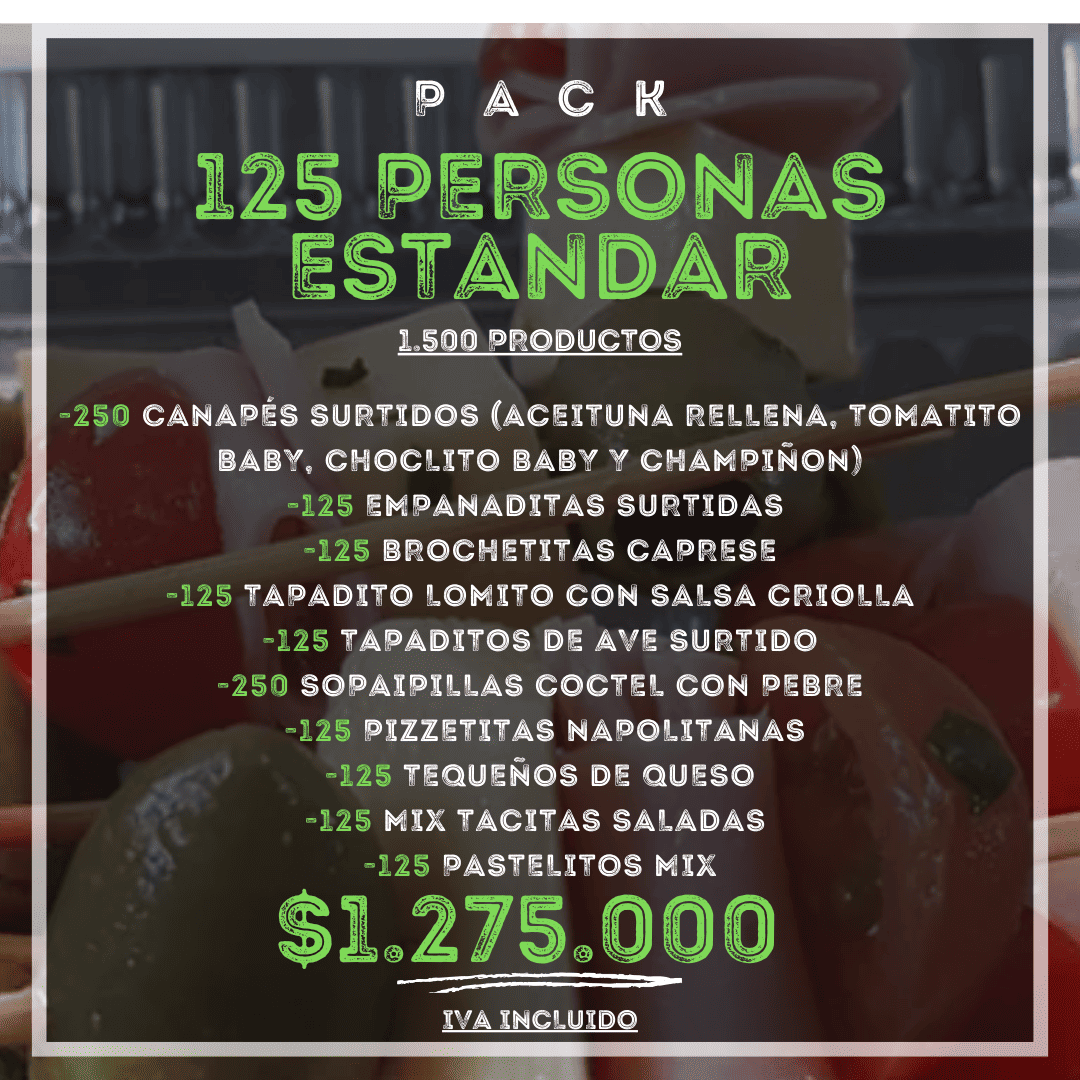Pack 125 Personas Estandar