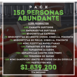 Pack 150 Personas Abundante