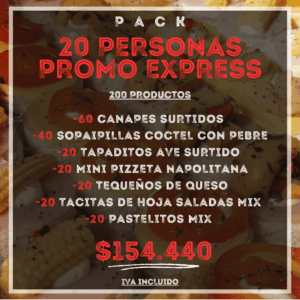 Pack 20 personas Promo Express