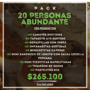 Pack 20 Personas Abundante