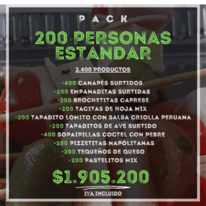 Pack 200 Personas Estandar