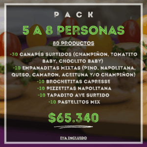 Mini Coctel 5 A 8 personas