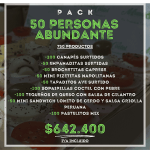 Pack 50 personas Abundante