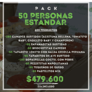 Pack 50 Personas Estandar