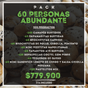 Pack 60 Personas Abundante