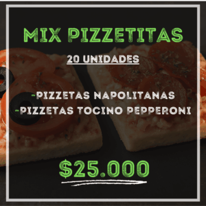 Mix Mini Pizzetas (20 Un)