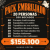 Pack Embrujado para 20 personas, 200 bocados, Mundo Cóctel
